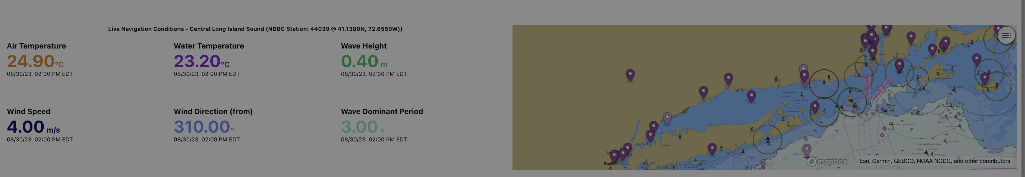 Marine weather long island sound